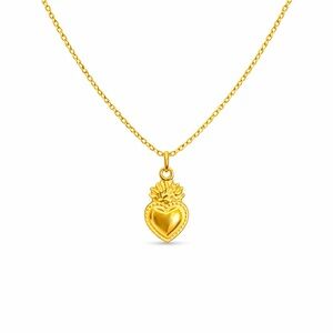 The Sacred Flame Heart Necklace